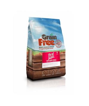 Levně Best Breeder Grain Free Large Breed Turkey, Sweet Potato & Cranberry 12 kg