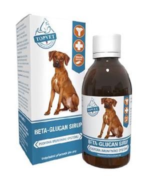 Levně Beta-glucan sirup pro psy TOPVET 200ml