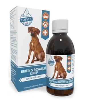 Levně Biotin s boswelií sirup pro psy TOPVET 200ml