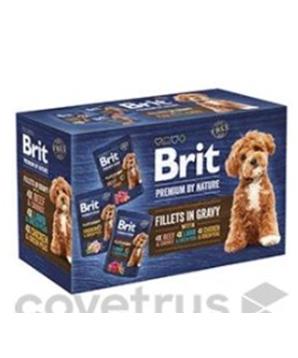 Brit Premium Dog Fillets Gravy Multipack 1020g
