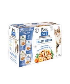 Levně Brit Care Cat Fillets in Jelly Flavour box 12x85g