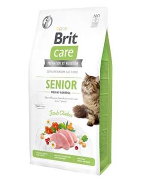 Levně Brit Care Cat GF Senior Weight Control 0,4 kg