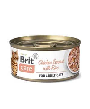 Brit Care Cat konz Fillets Breast&Rice
