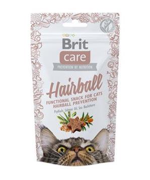 Levně Brit Care Cat Snack Hairball 50g