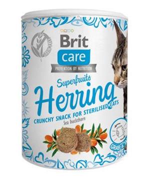 Brit Care Cat Snack Superfruits Herring