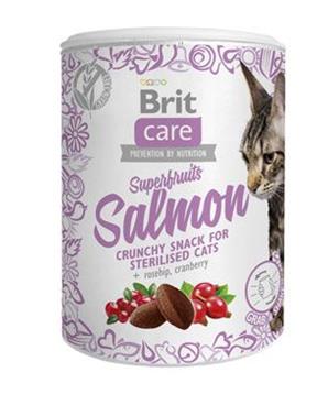 Levně Brit Care Cat Snack Superfruits Salmon 100 g