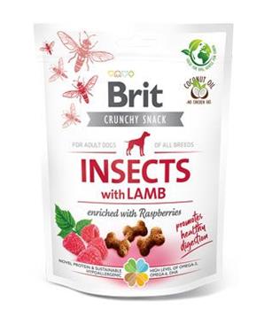 Levně Brit Care Dog Crunchy Crack. Insec. Lamb Raspber 200 g