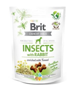 Levně Brit Care Dog Crunchy Crack. Insec. Rabbit Fennel 200 g