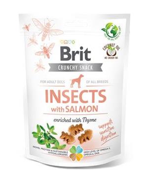 Brit Care Dog Crunchy Crack. Insec. Salmon Thyme