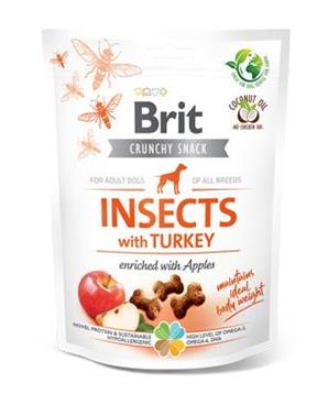 Brit Care Dog Crunchy Crack. Insec. Turkey Apples