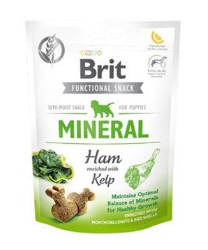Levně Brit Care Dog Functional Snack Mineral Ham Puppies 150 g