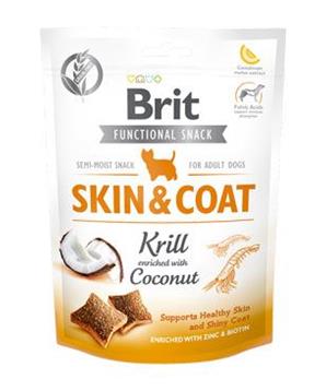 Levně Brit Care Dog Functional Snack Skin&Coat Krill 150 g