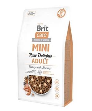 Levně Brit Care Dog Mini FD Raw Delights Turkey&Shrimp 2 kg