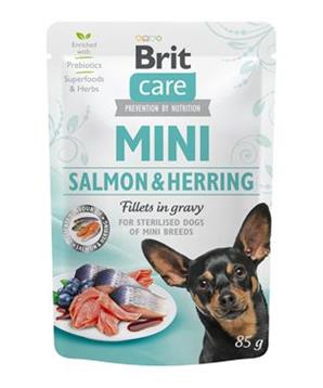 Levně Brit Care Dog Mini Salmon&Herring steril fillets 85 g