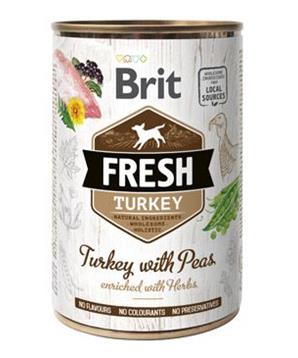Levně Brit Dog Fresh konz Turkey with Peas 400 g