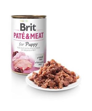 Levně Brit Dog konz Paté & Meat Puppy 400g