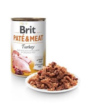 Levně Brit Dog konz Paté & Meat Turkey 400g
