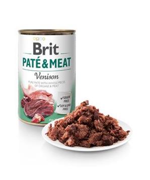 Levně Brit Dog konz Paté & Meat Venison 400g