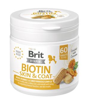 Levně Brit Dog Vitamins Biotin Skin&Coat 120g (60tbl) 1 bal.