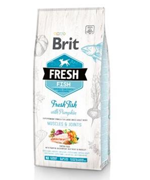Levně Brit Fresh Fish with Pumpkin Adult Large Muscles & Joints 12 kg