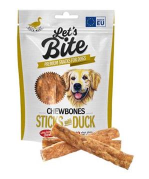 Brit Let’s Bite Chewbones Sticks with Duck