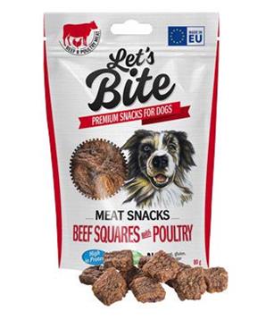 Brit Let’s Bite Meat Snacks Beef Squares & Poultry