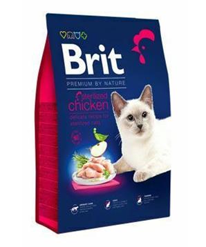 Levně Brit Premium by Nature Cat Sterilized Chicken 1,5 kg