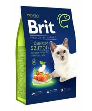 Levně Brit Premium by Nature Cat Sterilized Salmon 1,5 kg