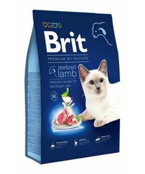 Levně Brit Premium by Nature Cat Sterilized Lamb 1,5 kg