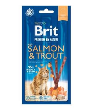 Levně Brit Premium Cat by Nature Sticks Salmon&Trout(3pcs)