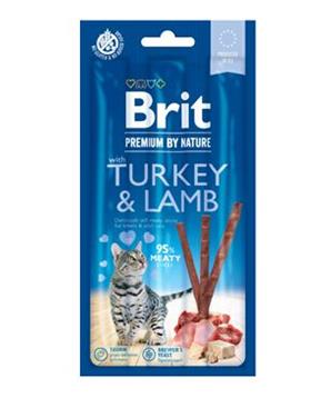 Levně Brit Premium Cat by Nature Sticks Turkey&Lamb(3pcs)