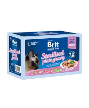 Levně Brit Premium Cat D Fillets Gravy FamPlate Steril. 1020 g