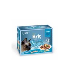 Brit Premium Cat D Fillets in Gravy Family Plate