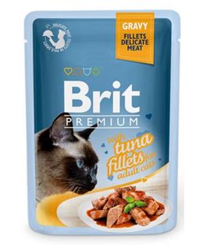 Levně Brit Premium Cat D Fillets in Gravy With Tuna 85 g - 1 ks