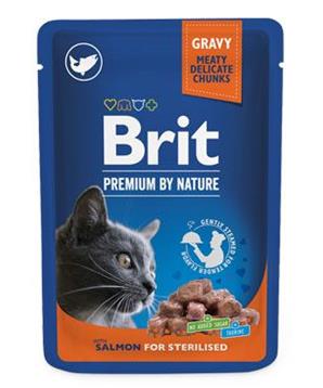 Brit Premium Cat kapsa Salmon for Sterilised