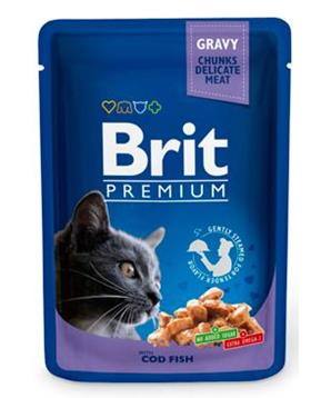 Levně Brit Premium Cat kapsa with Cod Fish 100g - 1ks