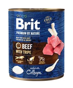 Levně Brit Premium Dog by Nature konz Beef & Tripes 400 g