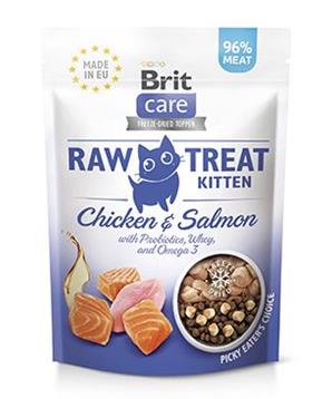 Levně Brit Raw Treat Cat Kitten, Chicken&Salmon 40 g