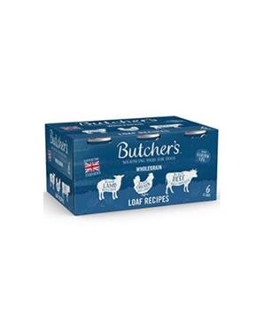 Levně Butcher’s Dog Original hovězí/kuř/jehněčí konz. 6x400g