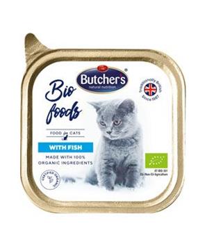 Levně Butcher’s Cat Bio s rybou vanička 85g