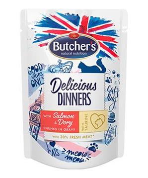 Butcher’s Cat Class.Delic.Dinn. losos+dorada kapsa