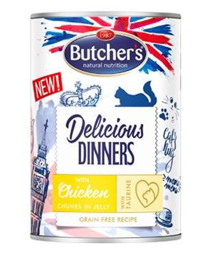Levně Butcher’s Cat Delicious kuřecí v želé konz. 400g