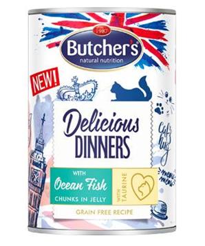 Levně Butcher’s Cat Delicious moř.ryby v želé konz. 400g