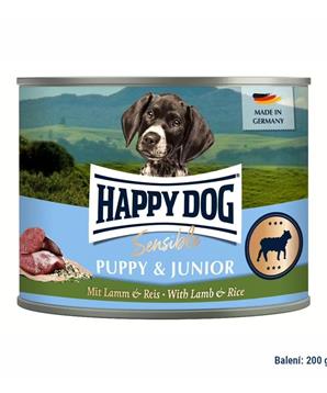 Sensible Puppy & Junior - Lamm & Reis - jehněčí - 200g - exp. 10/25 - 12ks skladem