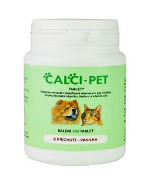 Levně Calci Pet vanilka 100tbl