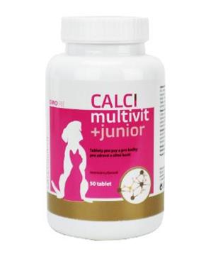 CALCImultivit+junior tablety pro psy a kočky