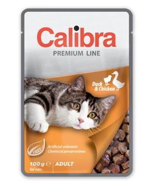 Levně Calibra Cat kapsa Premium Adult Duck & Chicken 100g