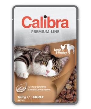 Levně Calibra Cat kapsa Premium Adult Lamb & Poultry 100g