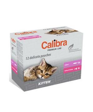 Levně Calibra Cat kapsa Premium Kitten multipack 12x100g