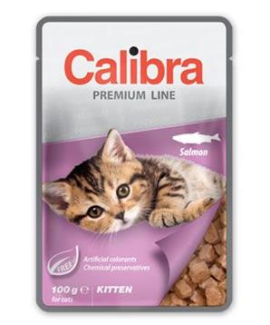 Levně Calibra Cat kapsa Premium Kitten Salmon 100g